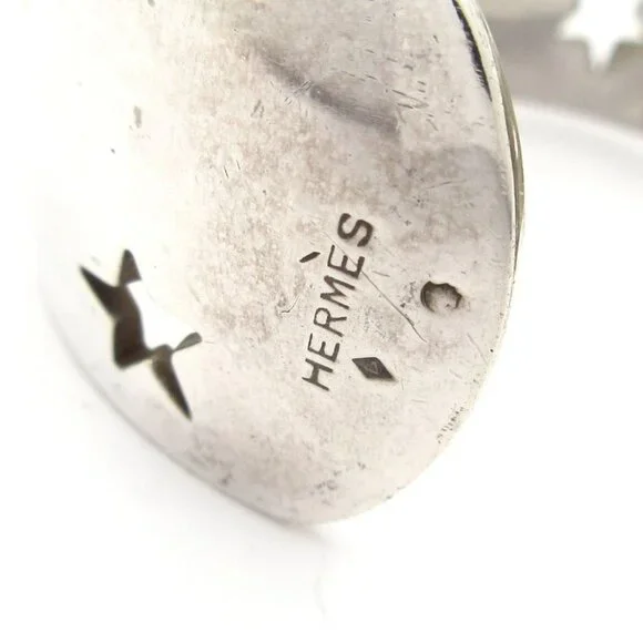 Hermes Bangle Silver Moon Star - Picture 4 of 7